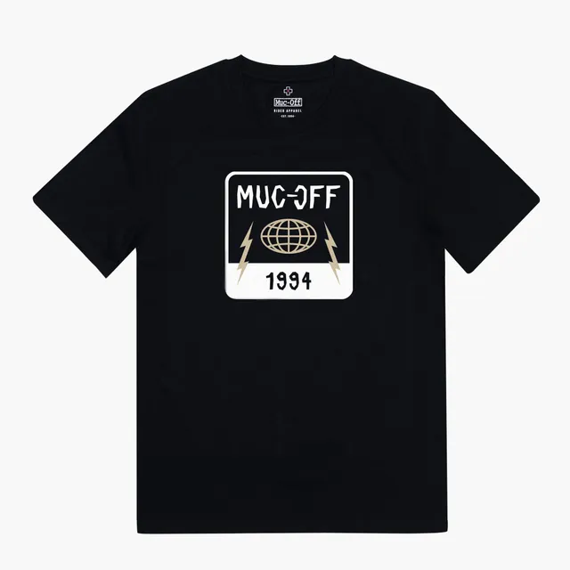 muc-off-globe-1994-t-shirt-schwarz-l-aus-bio-baumwolle image 1