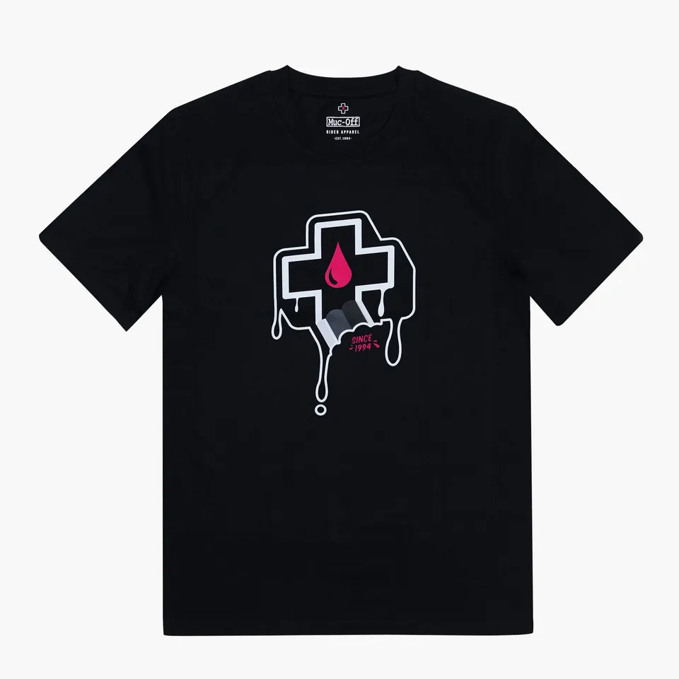 muc-off-cross-bite-t-shirt-bio-baumwolle-schwarz-relaxed-fit image 1