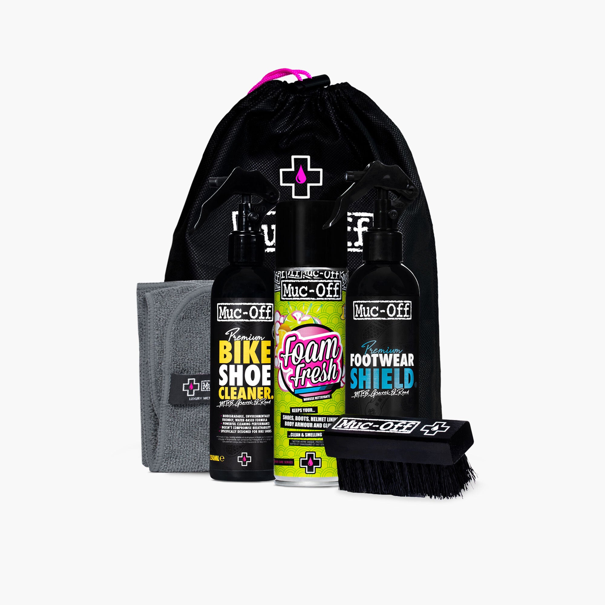 muc-off-schuhpflegeset-fahrradschuhe-6-in-1-kit image 2