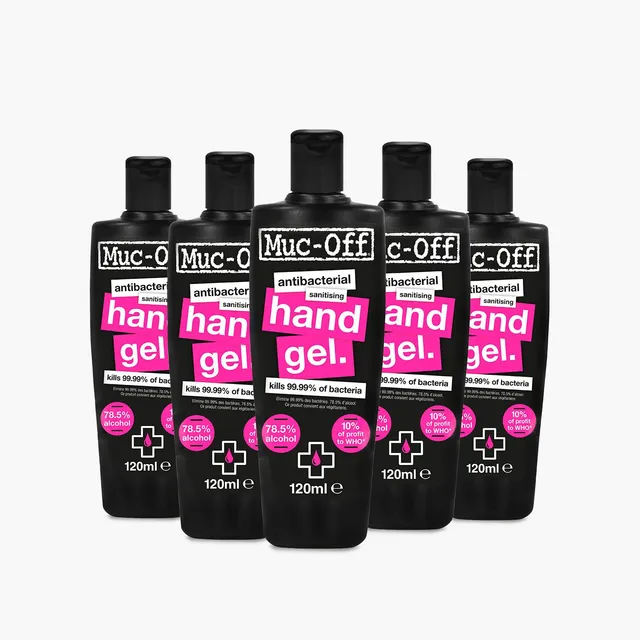 muc-off-sanitizer-handgel-antibakteriell-5x120ml image 1