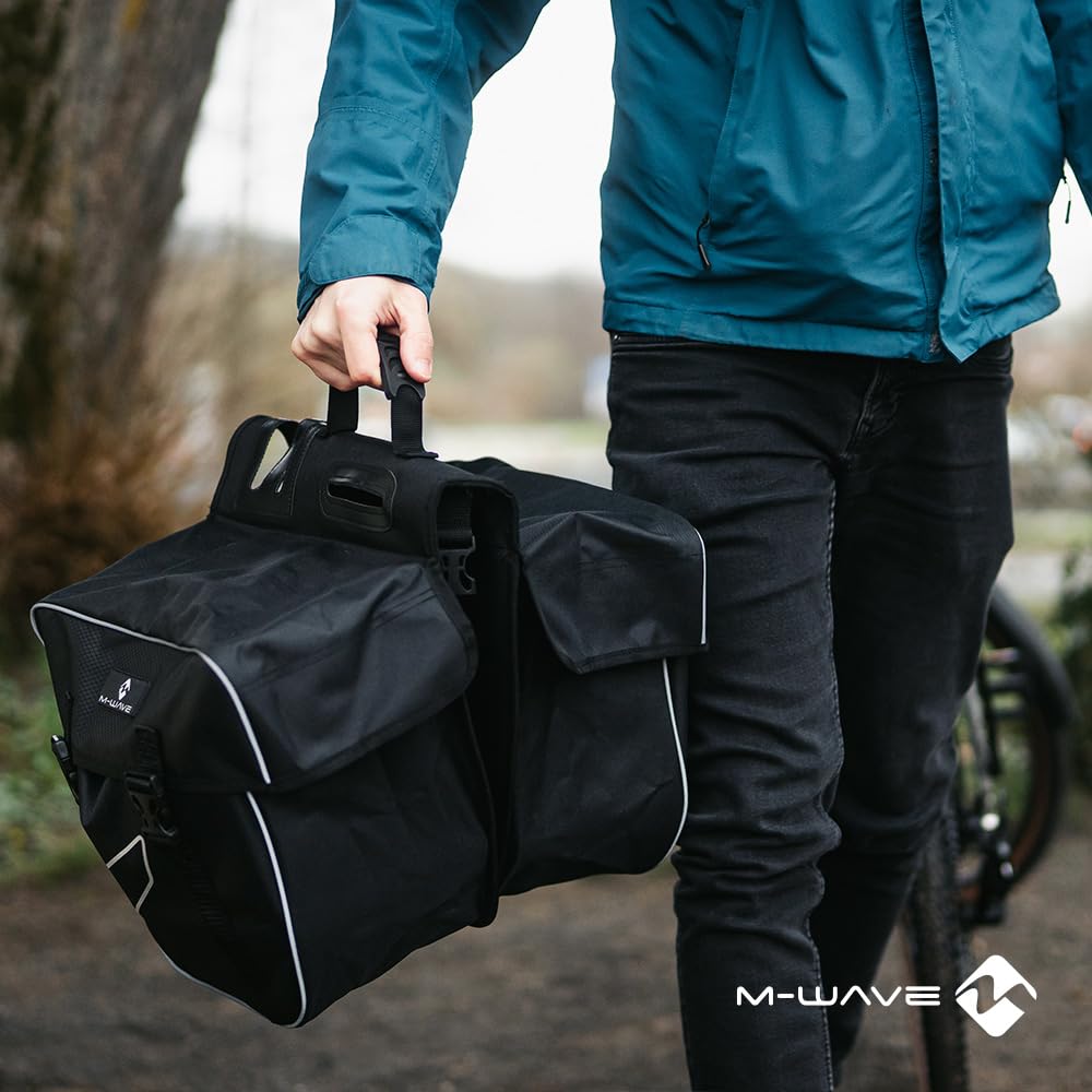 m-wave-amsterdam-double-gep-cktr-gtasche-30-l-schwarz image 3