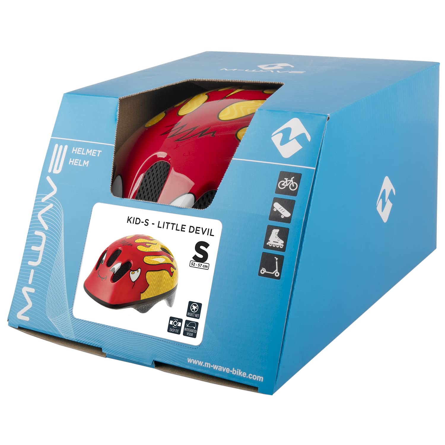 m-wave-space-kinderhelm-fahrradhelm-mit-visier image 6