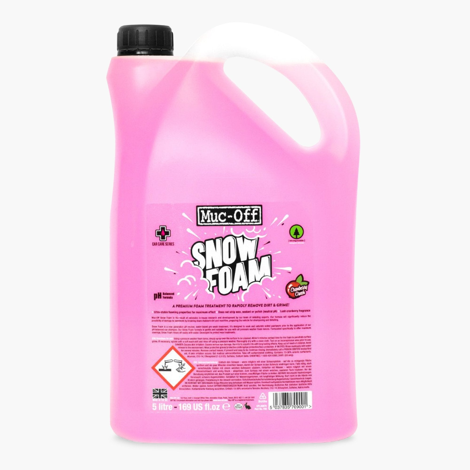 muc-off-bicycle-care-snow-foam-vorreiniger-5l-cranberry image 1