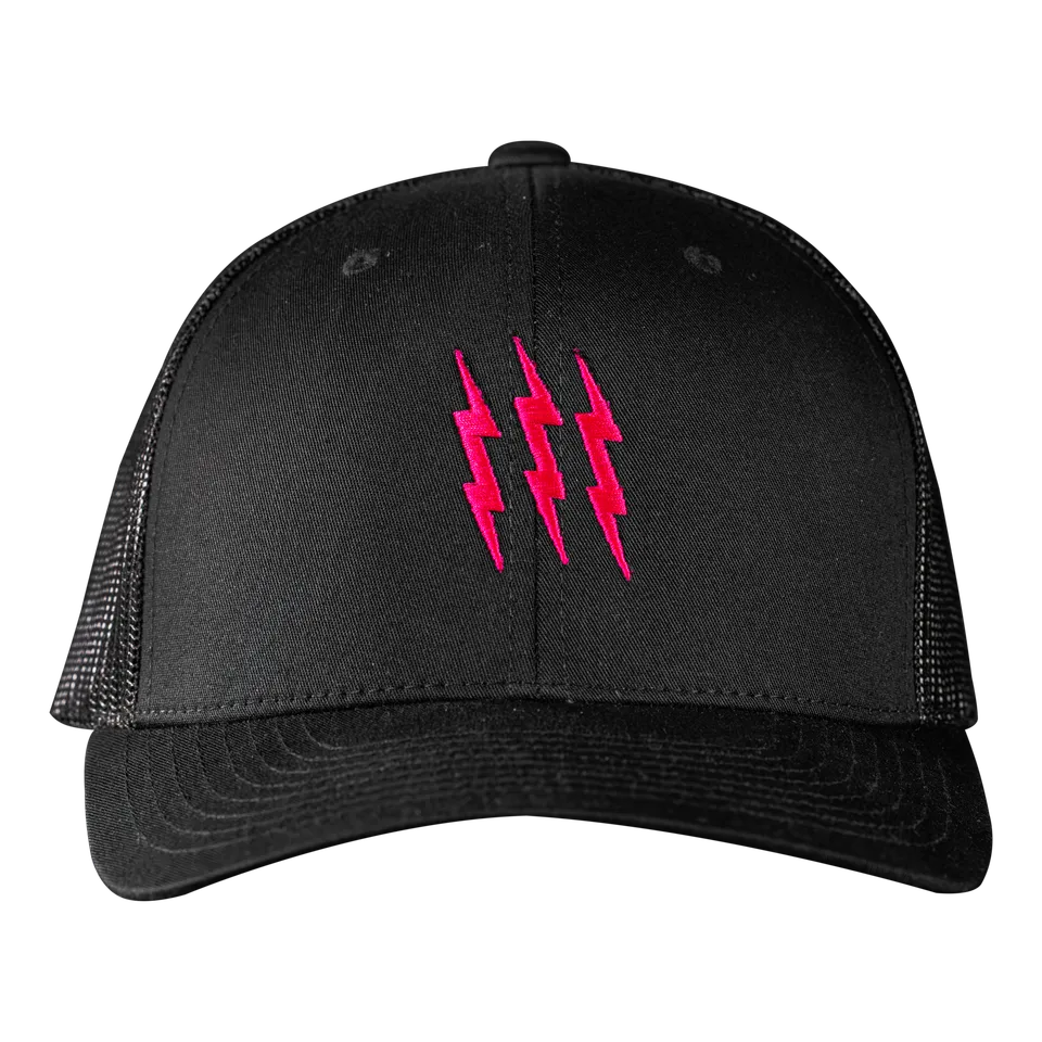 muc-off-bolt-trucker-cap-pink-verstellbar image 1