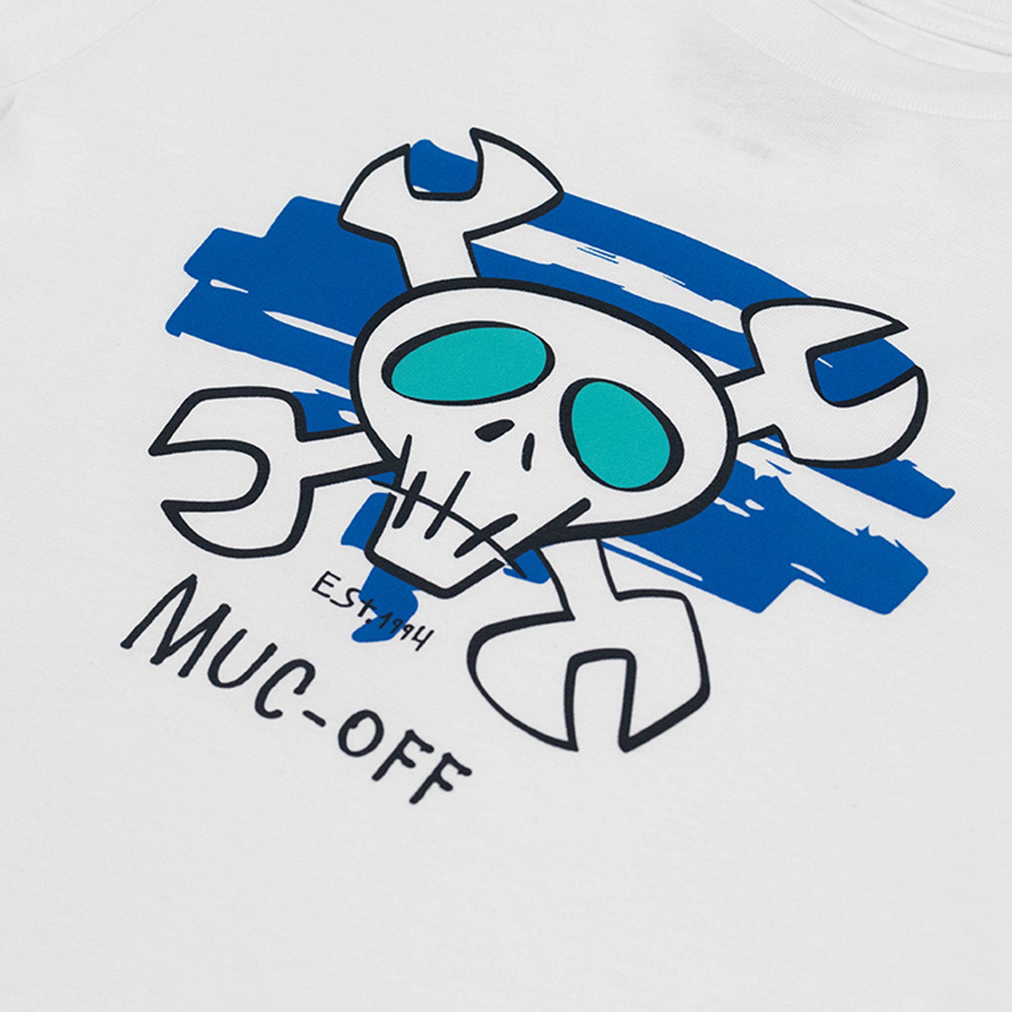 muc-off-crossbones-kids-t-shirt-wei-7-8-jahre-bio-baumwolle image 3
