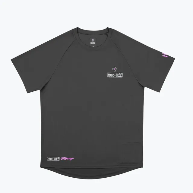 muc-off-rider-jersey-racing-kurzarm-trikot-grau image 1