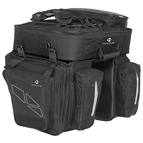 m-wave-traveller-gep-cktasche-3-fach-62-l-schwarz-grau image 7