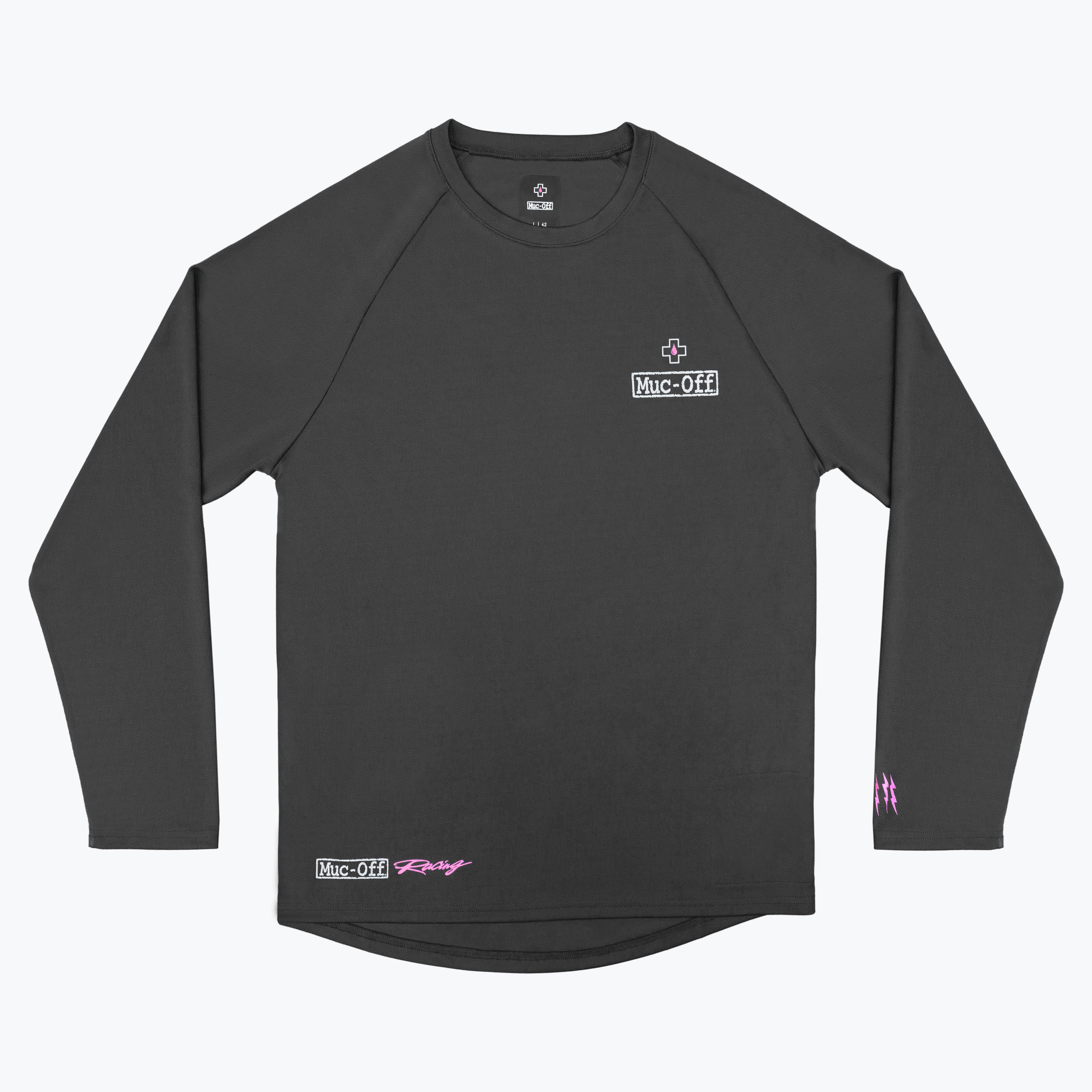 muc-off-tech-apparel-rider-jersey-racing-langarm-grau image 1