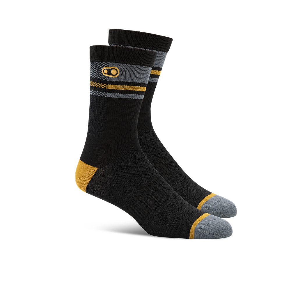 crankbrothers-icon-mtb-socken-schwarz-gold image 1