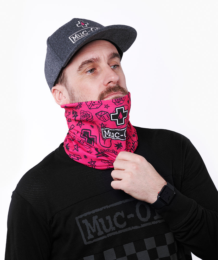 muc-off-neck-gaiter-halstuch-pink-punk-leicht-atmungsaktiv image 4