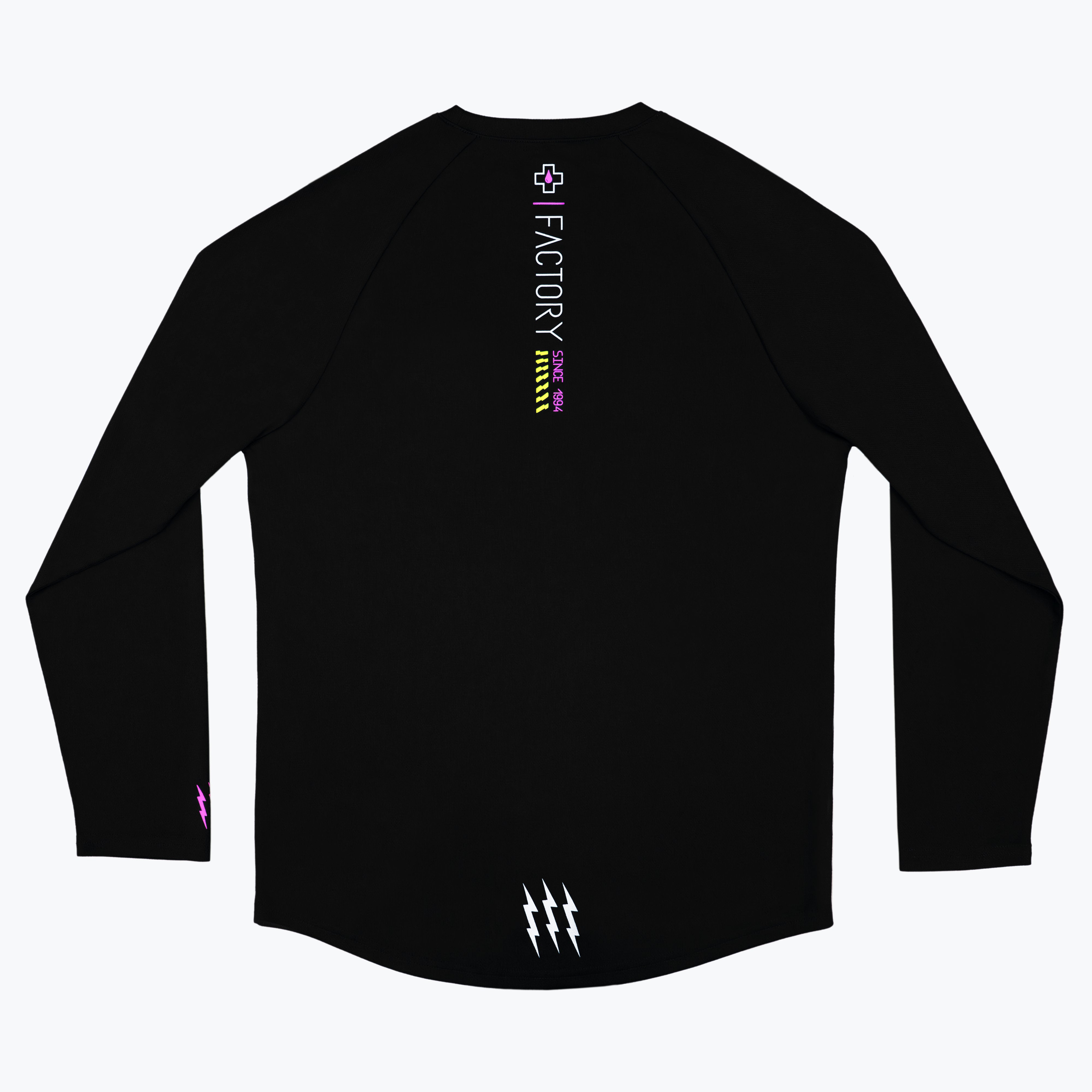 muc-off-rider-jersey-factory-langarm-trikot-schwarz image 2