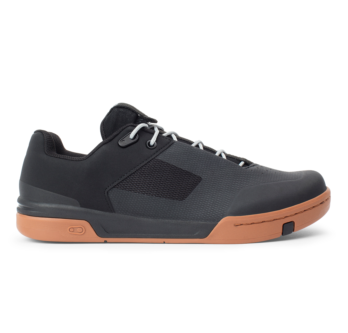 crankbrothers-stamp-lace-flat-schuhe-schwarz-gum-sohle image 3