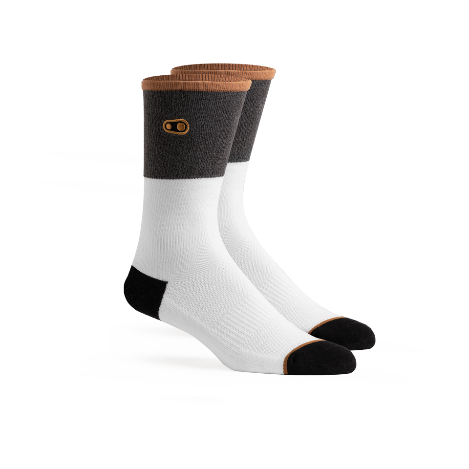 crankbrothers-icon-casual-socken-wei-grau-gum-s-m image 1
