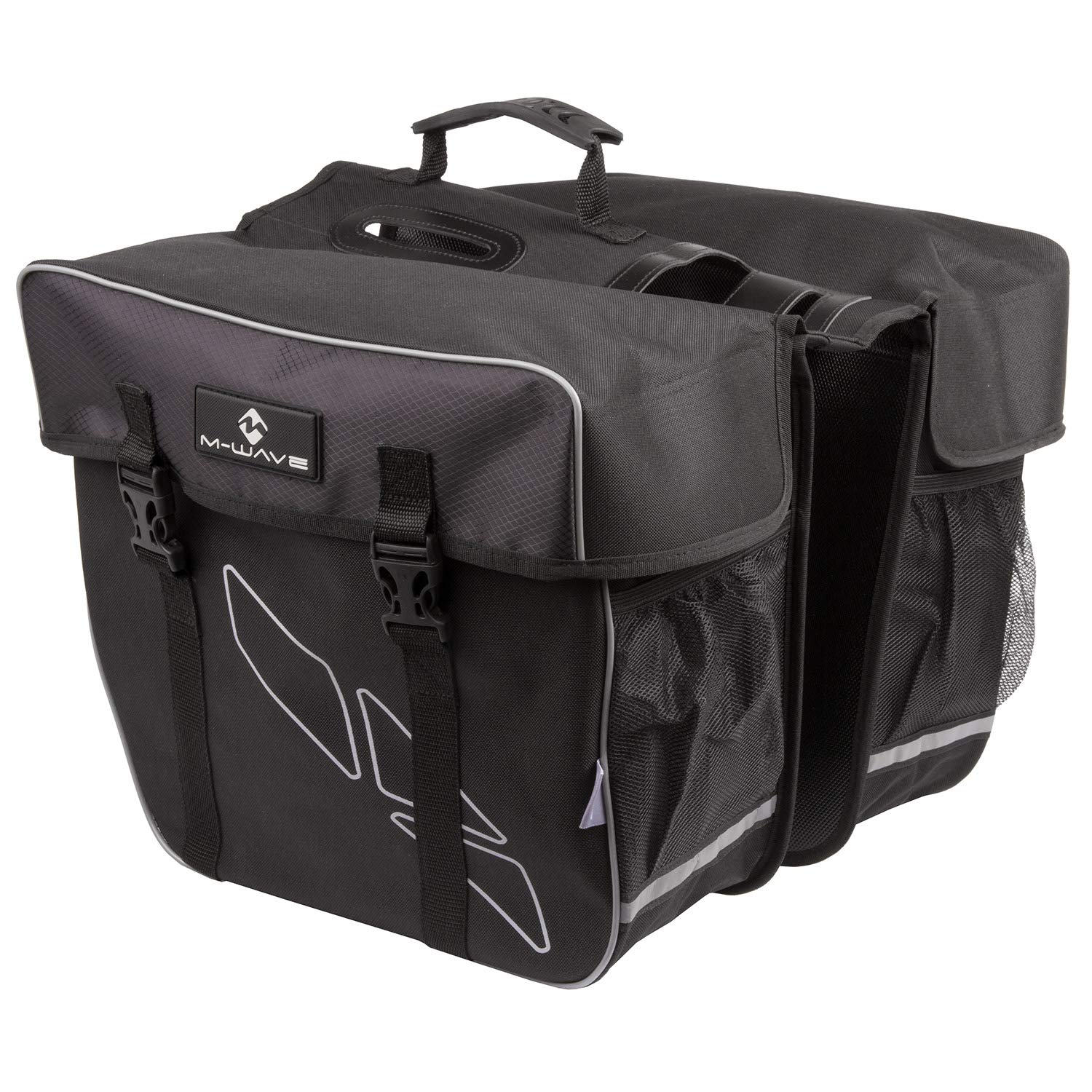 m-wave-amsterdam-double-gep-cktr-gtasche-30-l-schwarz image 1