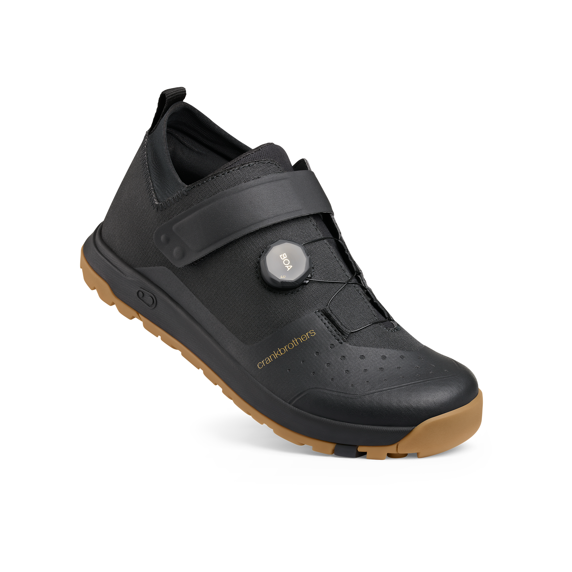 crankbrothers-stamp-trail-boa-flat-schuhe-schwarz-gold image 1