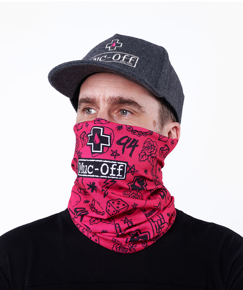 muc-off-neck-gaiter-halstuch-pink-punk-leicht-atmungsaktiv image 1