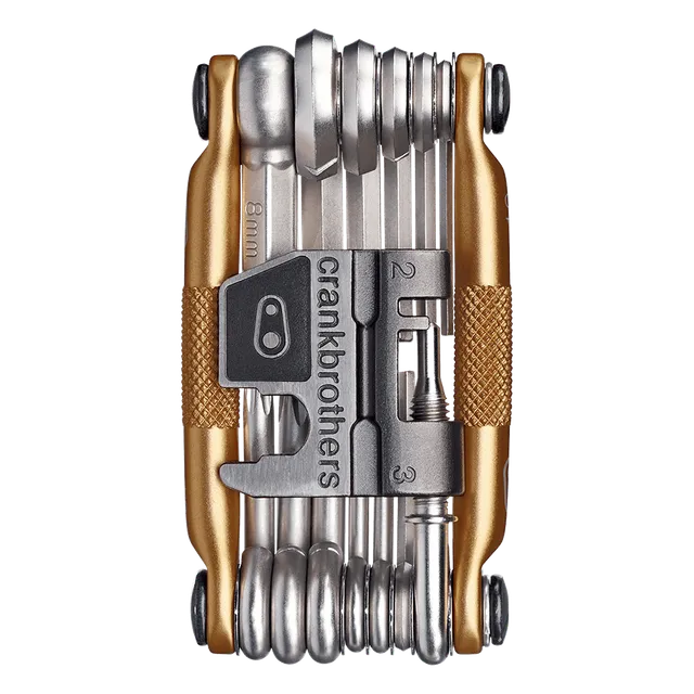 crankbrothers-m19-multitool-gold-fahrrad-werkzeug-19-funktionen image 1
