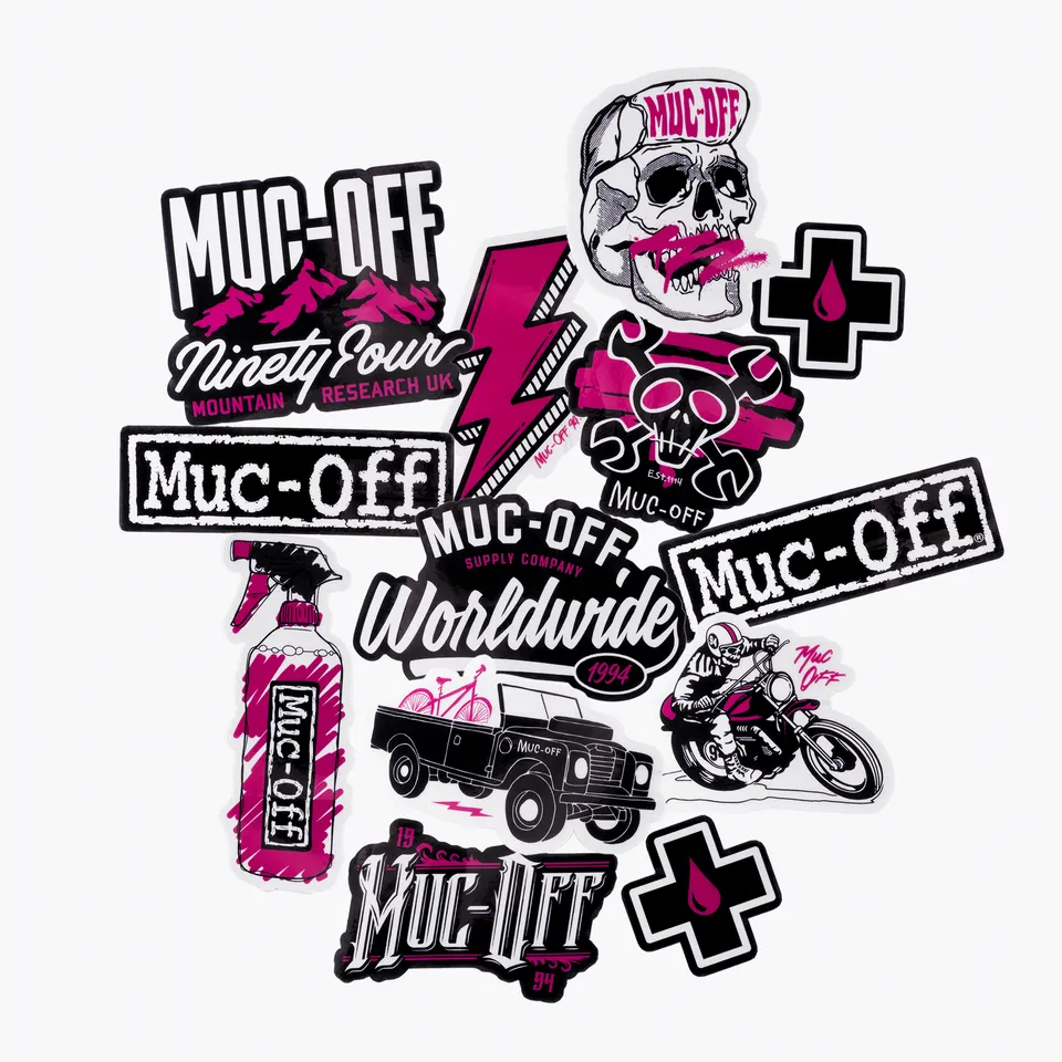 muc-off-sticker-pack-1-fahrrad-aufkleber-set-helm image 1