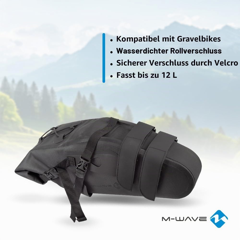 m-wave-rough-ride-ii-saddle-satteltasche-schwarz-12-l image 3