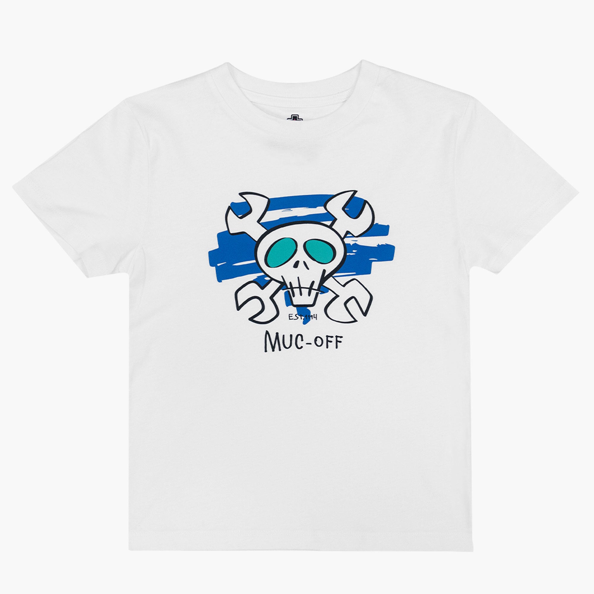 muc-off-crossbones-kids-t-shirt-wei-7-8-jahre-bio-baumwolle image 1
