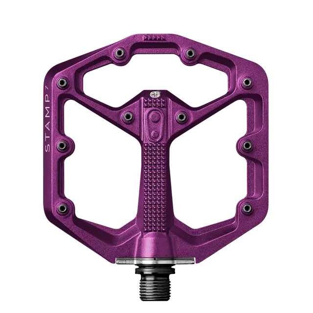 Crankbrothers Stamp 7 Small Flat Pedale Electric Blue Alu
