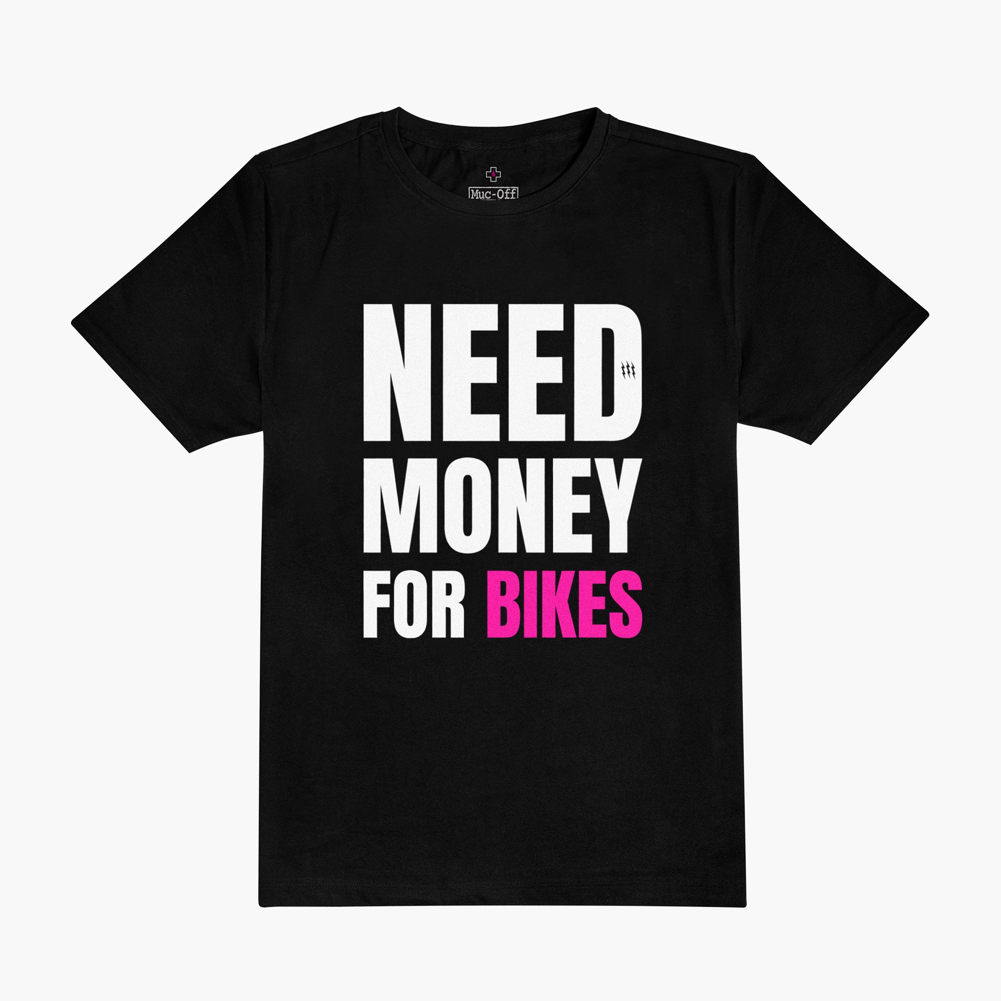muc-off-need-money-for-bikes-t-shirt-baumwolle-schwarz image 1