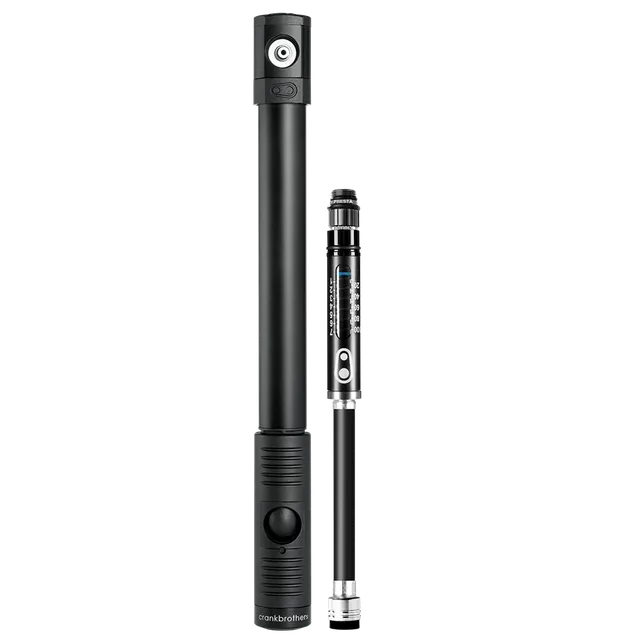 crankbrothers-klic-hp-gauge-handpumpe-mit-manometer image 1
