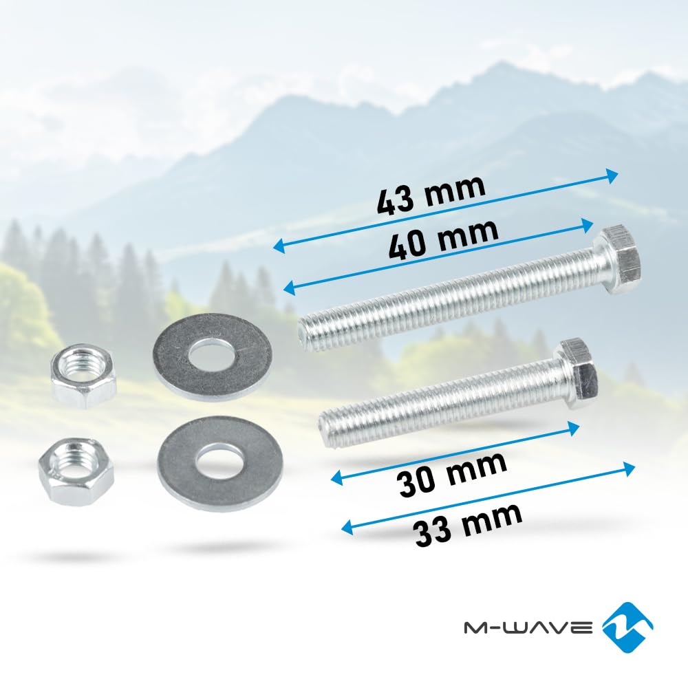 m-wave-mud-max-kids-schutzblech-set-16-20-zoll-schwarz image 3