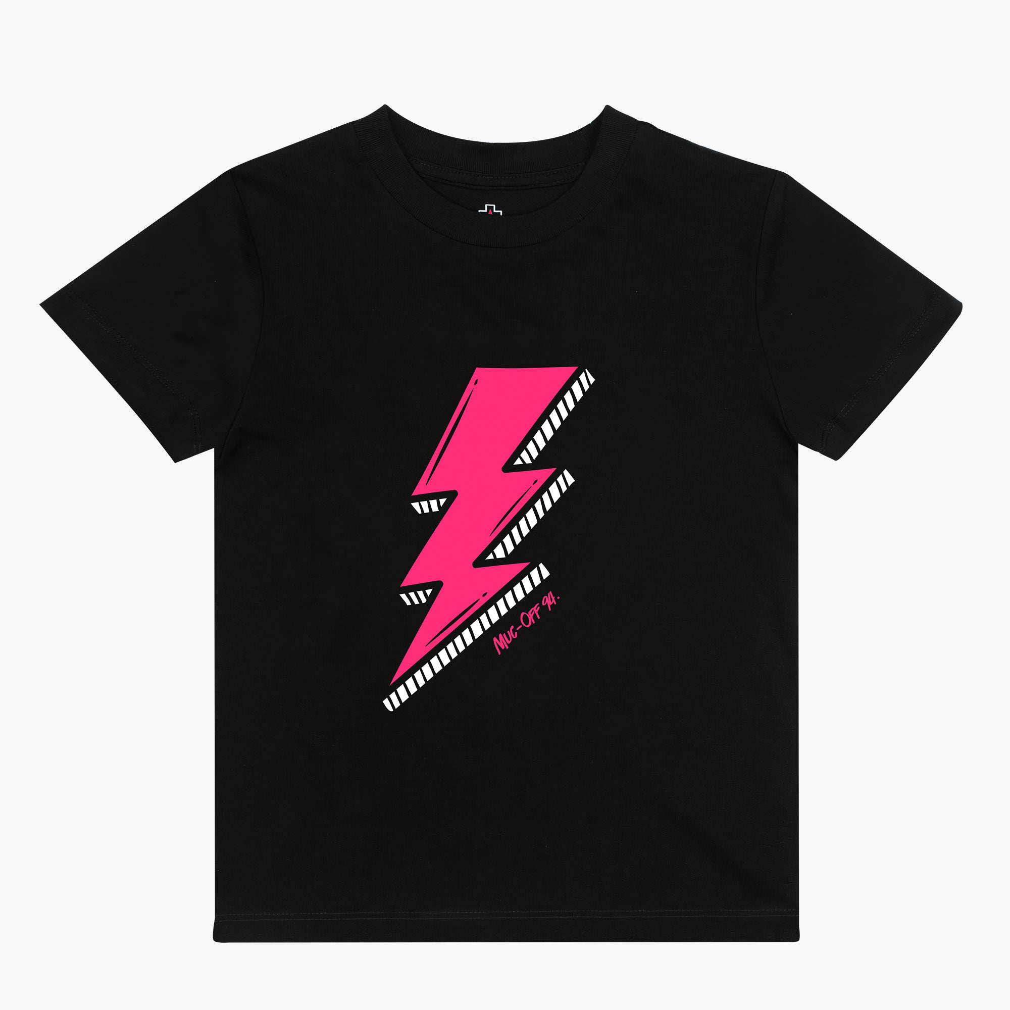 muc-off-bolt-kids-t-shirt-kinder-schwarz-bio-baumwolle image 1
