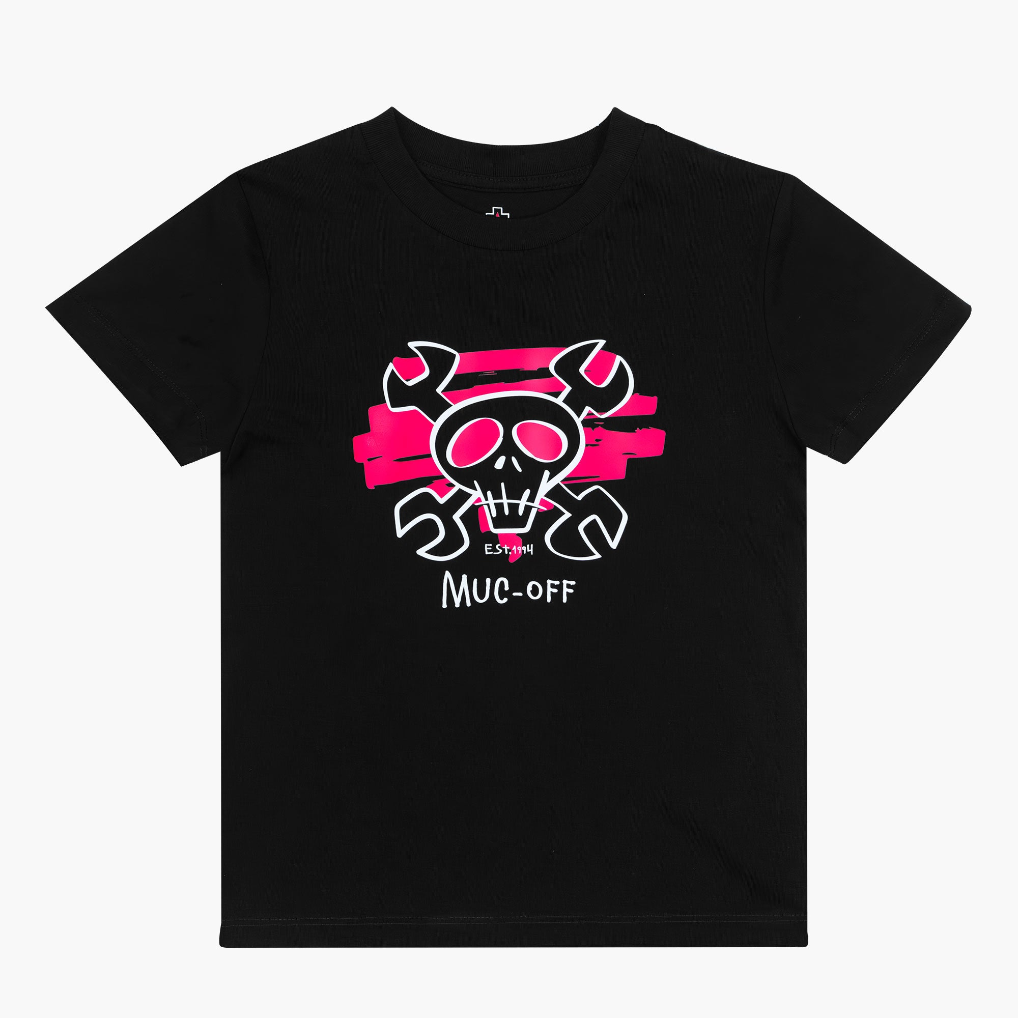 muc-off-crossbones-kinder-t-shirt-schwarz-bio-baumwolle image 1