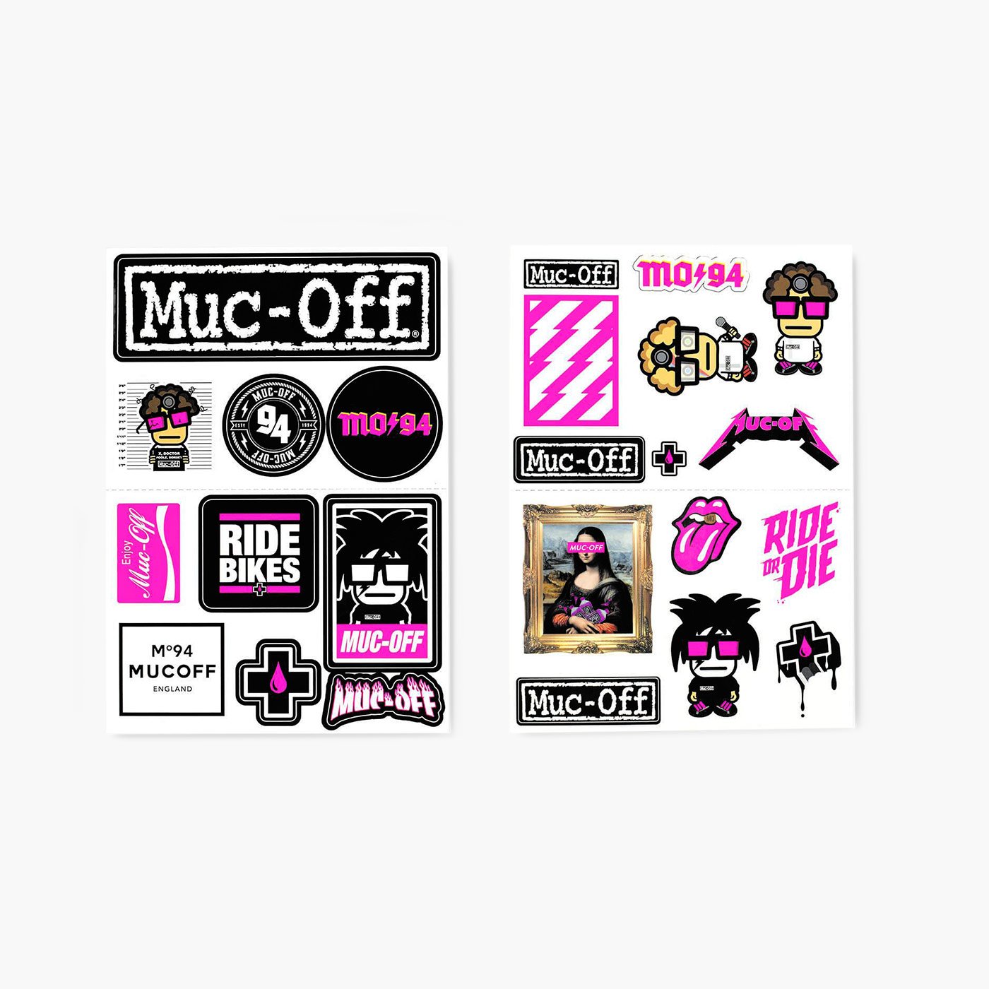 muc-off-awesome-sticker-sheet-aufkleber-f-r-helm-rahmen image 1
