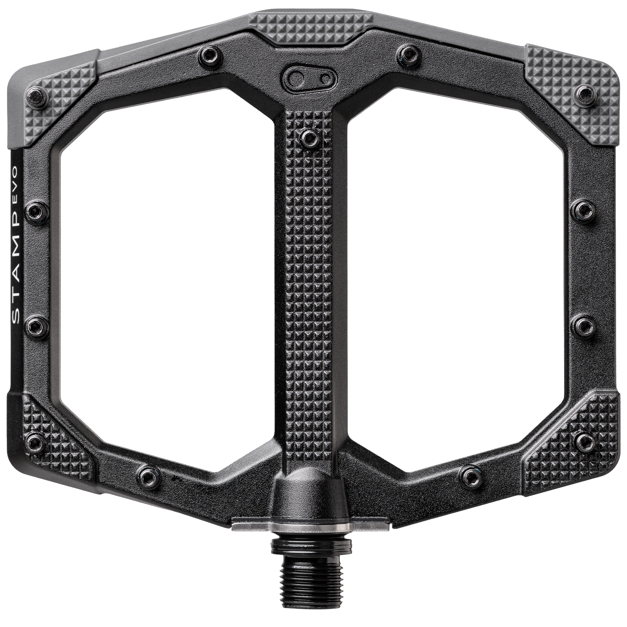 crankbrothers-stamp-evo-large-flat-pedale-schwarz-alu image 1