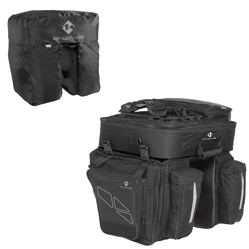 m-wave-traveller-gep-cktasche-3-fach-62-l-schwarz-grau image 6
