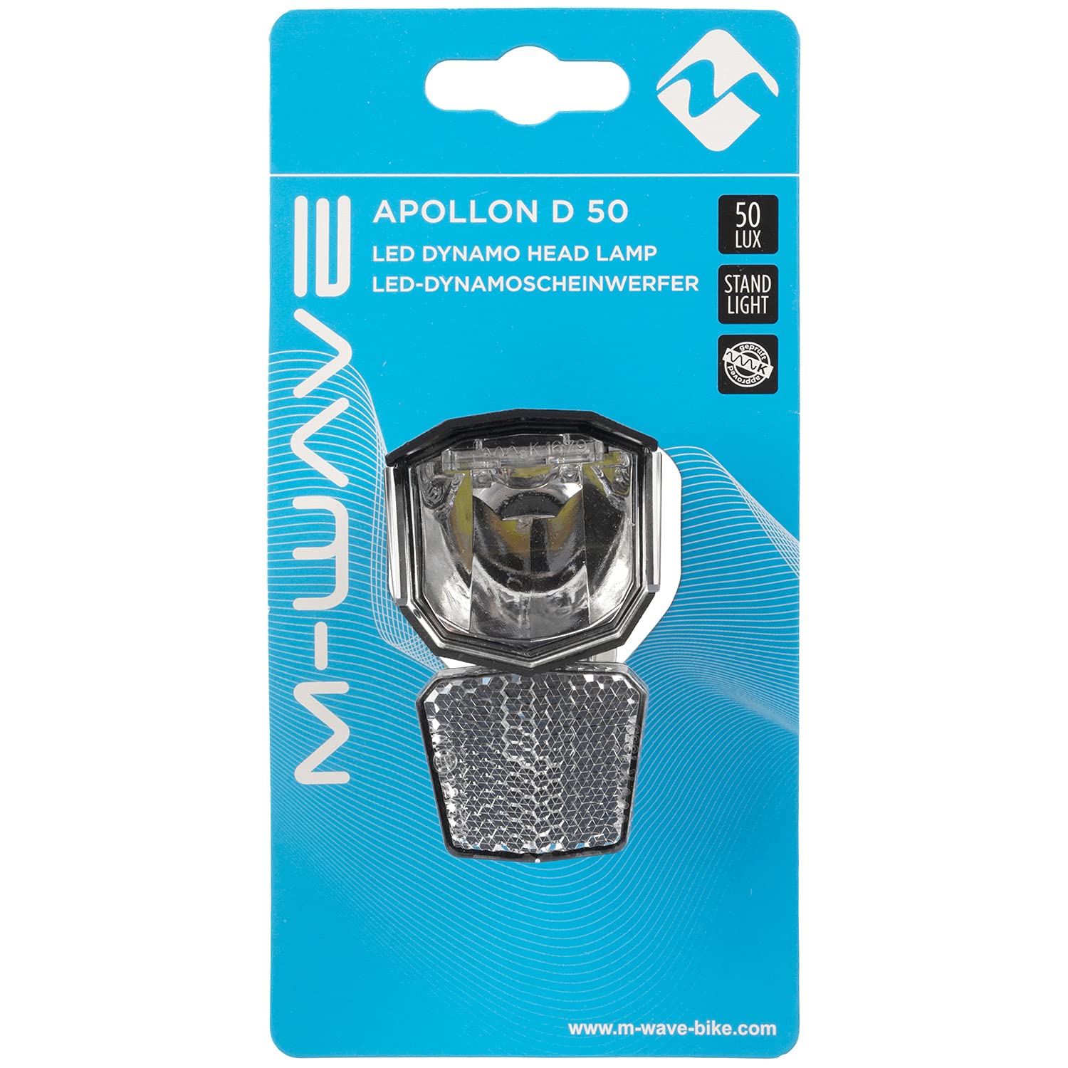 m-wave-apollon-d-50-dynamoscheinwerfer-50-lux-standlicht image 2