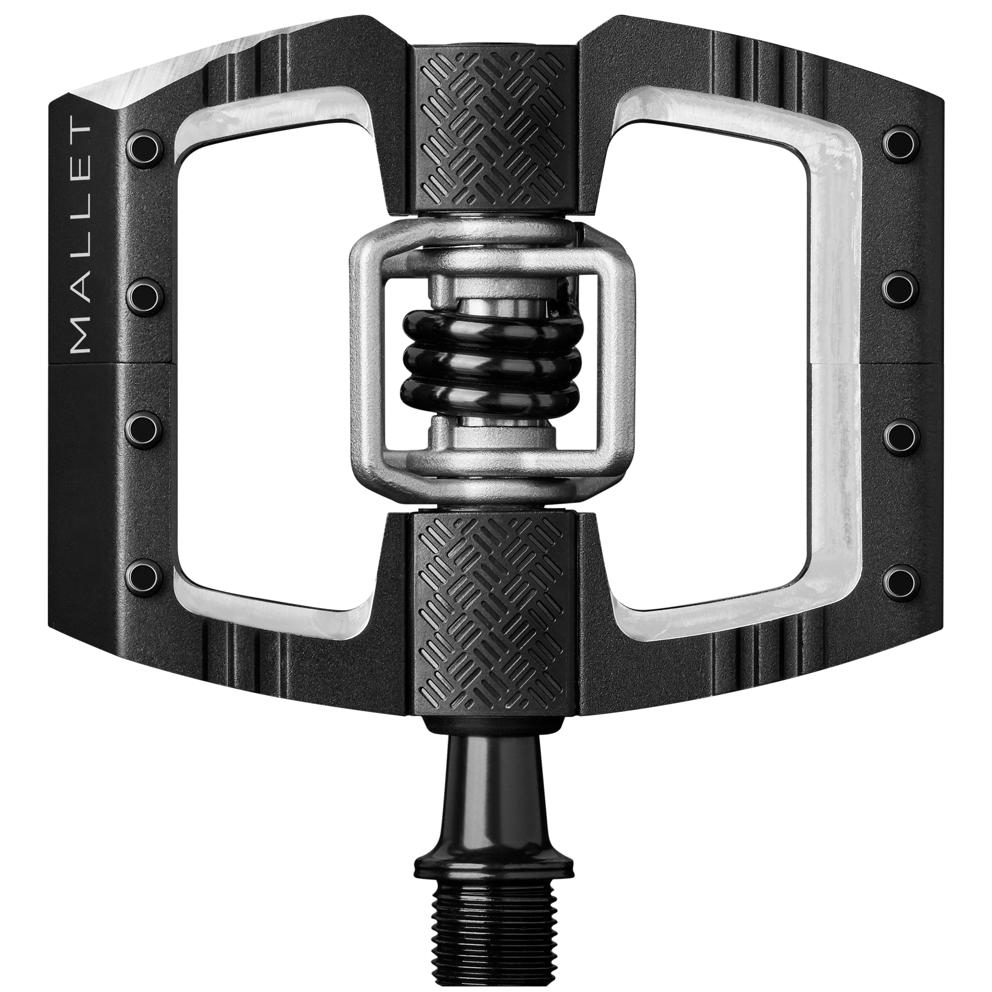 crankbrothers-mallet-dh-klickpedale-schwarz-mtb-plattform image 2