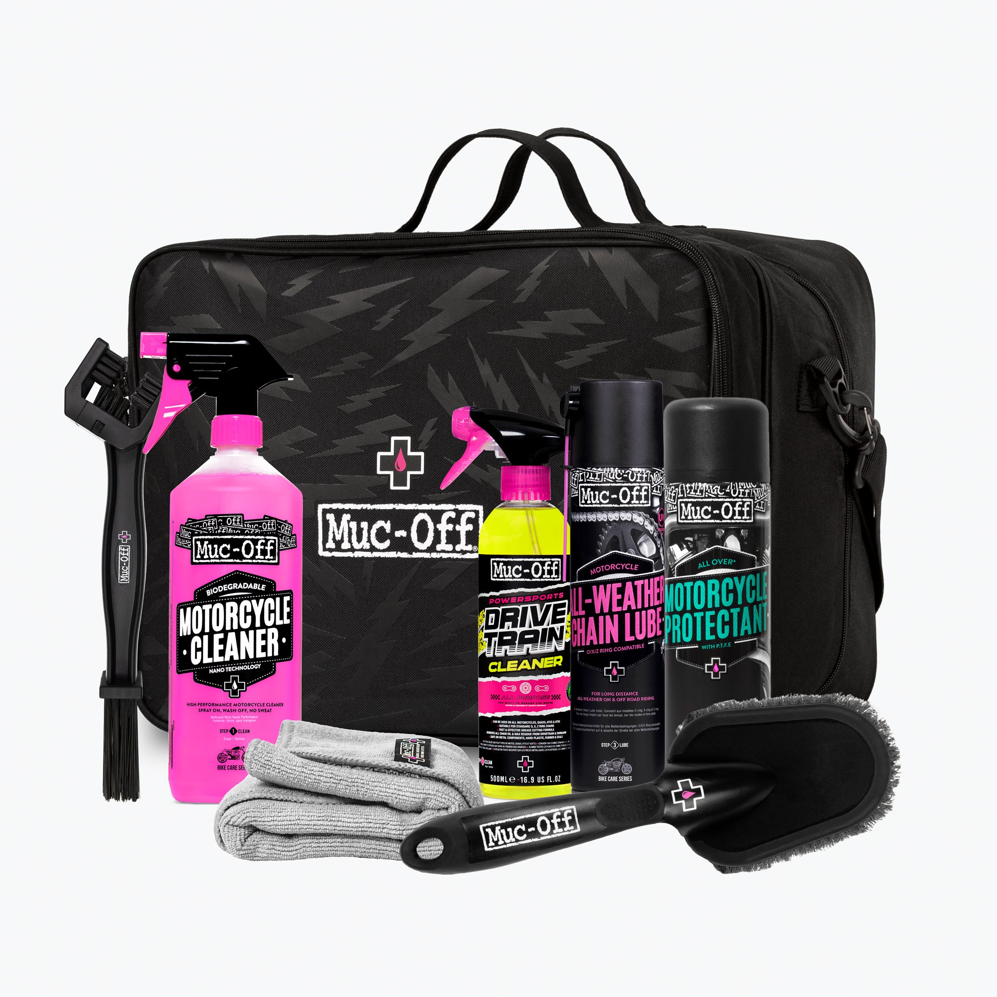 muc-off-valet-bag-moto-mega-kit-pflegetasche-motorrad image 1