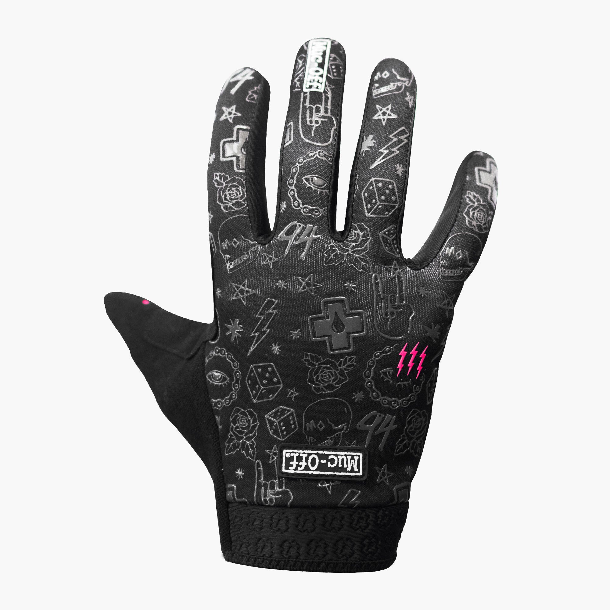 muc-off-tech-apparel-rider-handschuhe-grey-punk-grip-touchscreen image 1