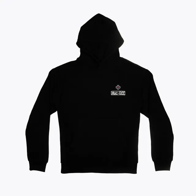 muc-off-black-logo-hoodie-kapuzenpulli-schwarz-l image 1
