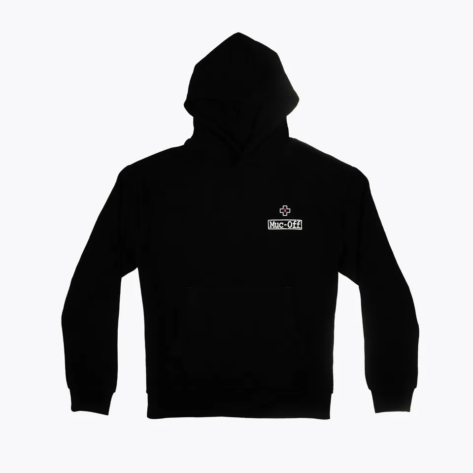muc-off-black-logo-hoodie-kapuzenpulli-schwarz-l image 1