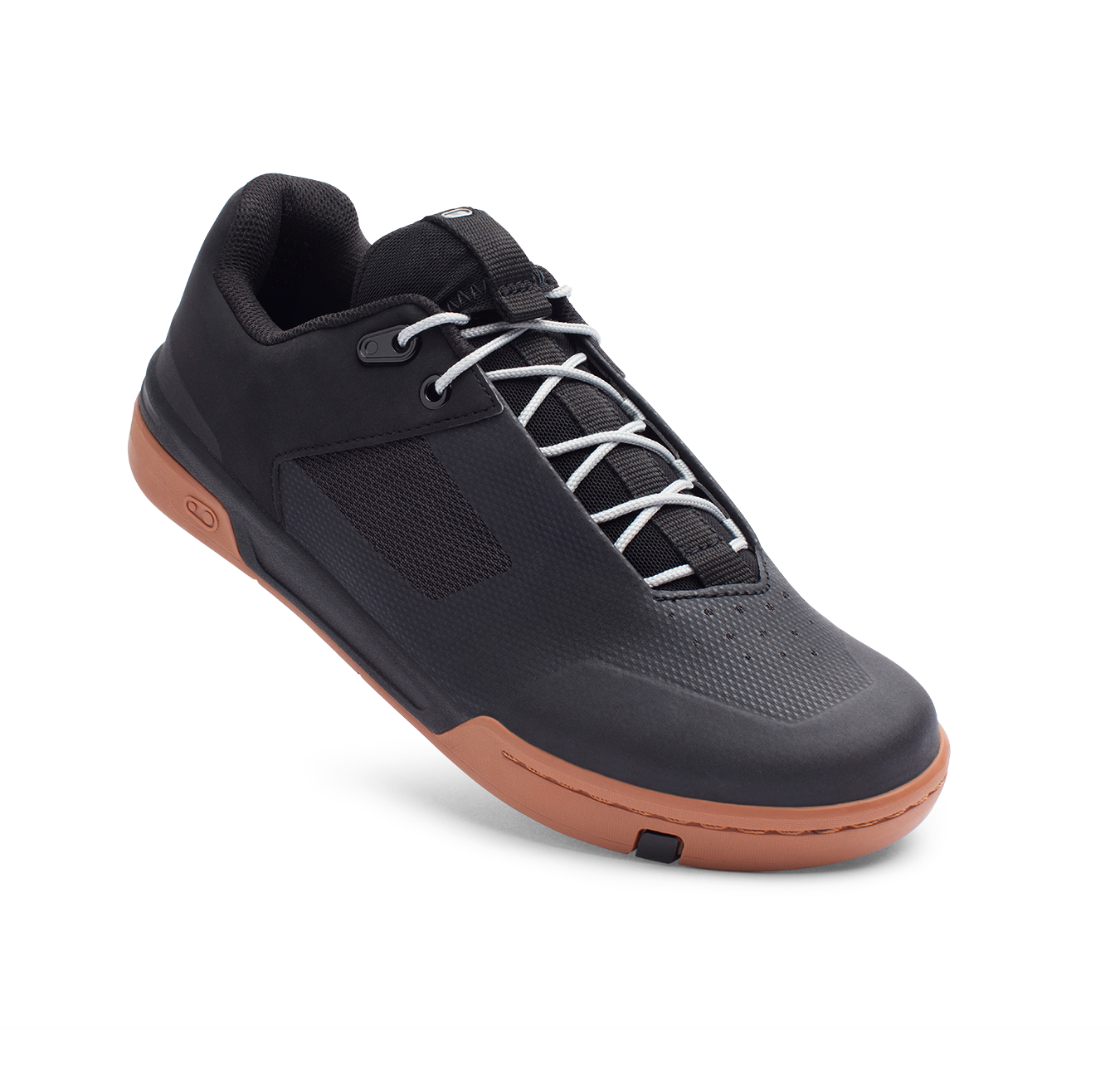 crankbrothers-stamp-lace-flat-schuhe-schwarz-gum-sohle image 1