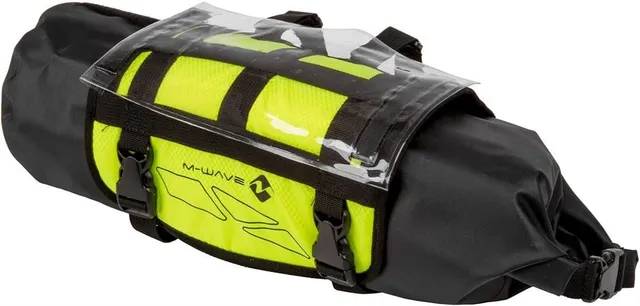m-wave-rough-ride-lenkertasche-neongelb-wasserdicht image 1