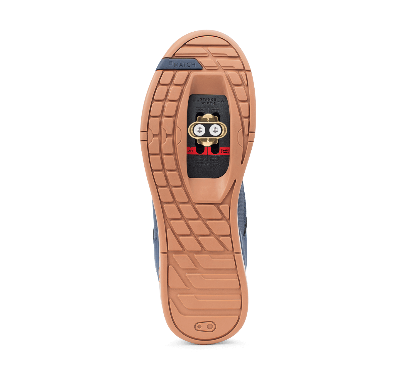 crankbrothers-mallet-lace-klickschuhe-navy-gum-downhill image 2