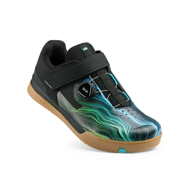 crankbrothers-mallet-boa-klickschuhe-black-blue-swirl-mtb image 1