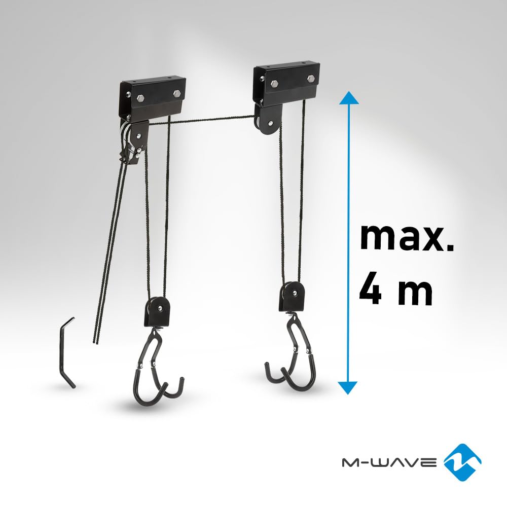 m-wave-bike-lift-strong-fahrradlift-deckenhalterung-57-kg image 2
