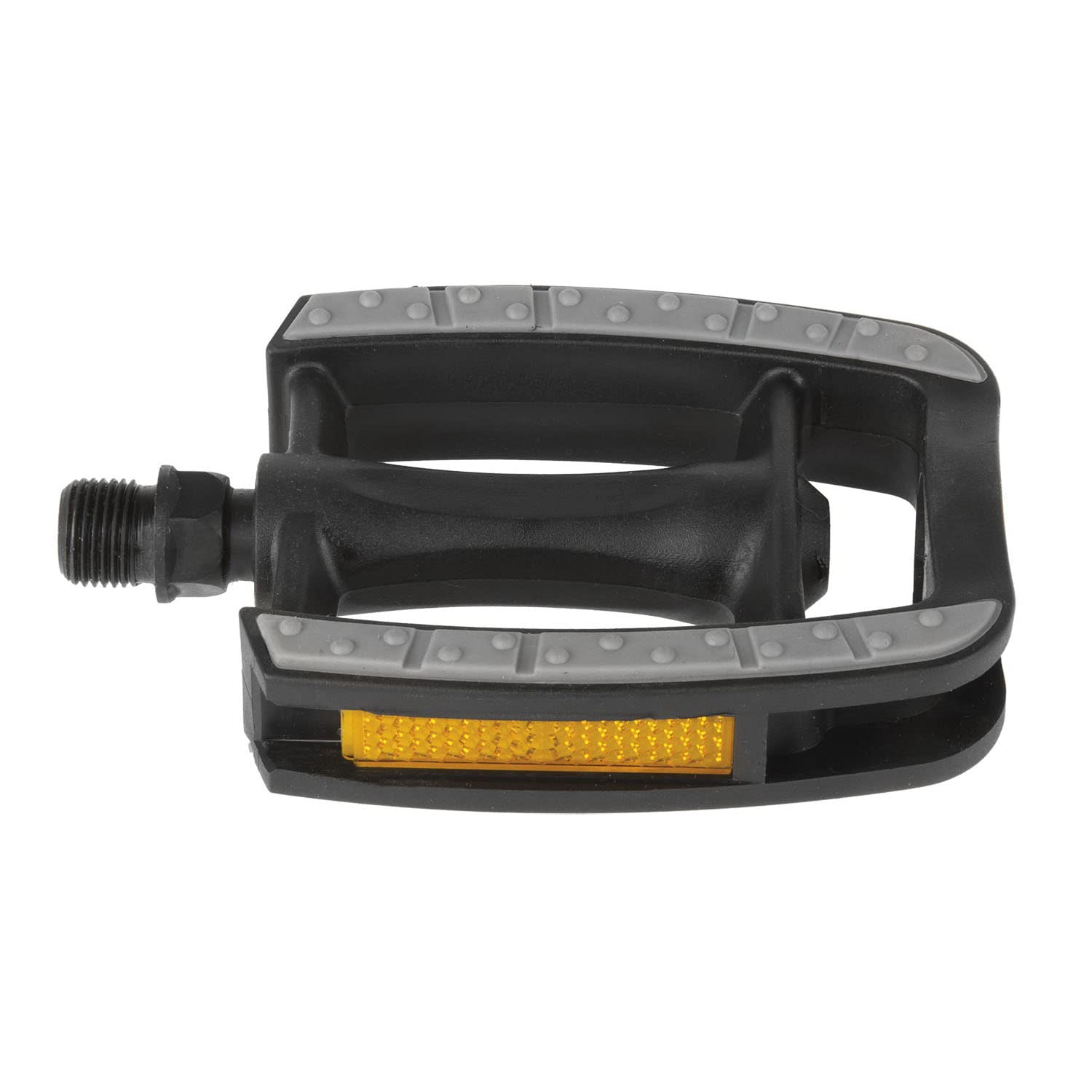 m-wave-anti-rutschpedale-fahrradpedale-schwarz-grau-stvzo image 1