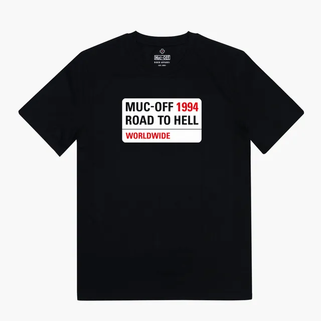 muc-off-lifestyle-road-to-hell-t-shirt-schwarz-l-bio-baumwolle image 1