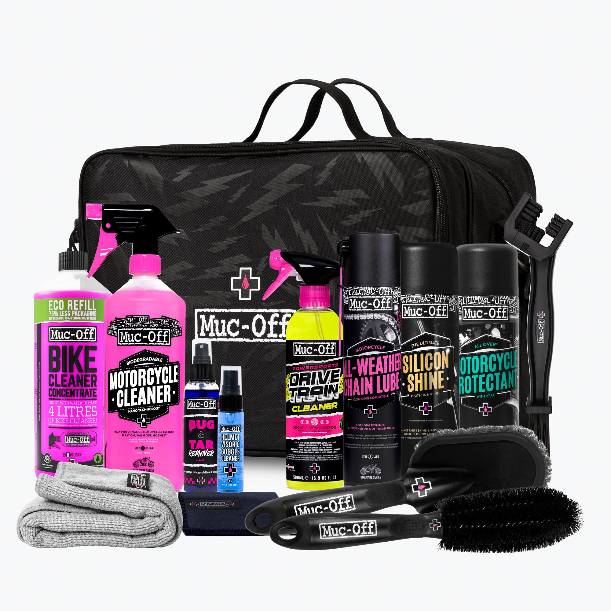 muc-off-valet-bag-moto-ultimate-kit-pflegetasche image 1
