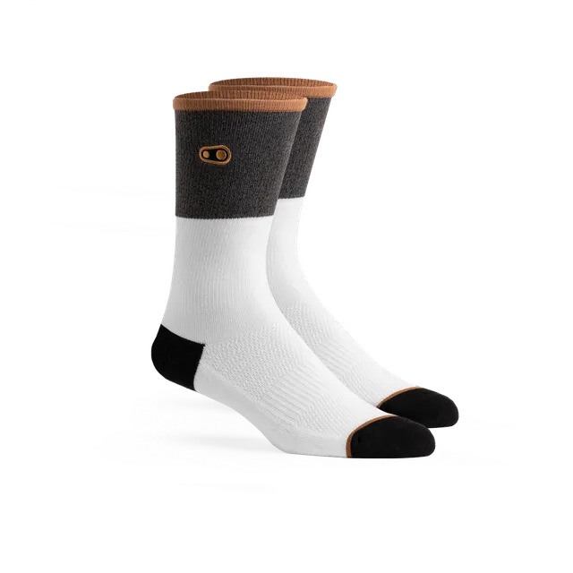 crankbrothers-icon-casual-socken-wei-grau-gum-s-m image 1