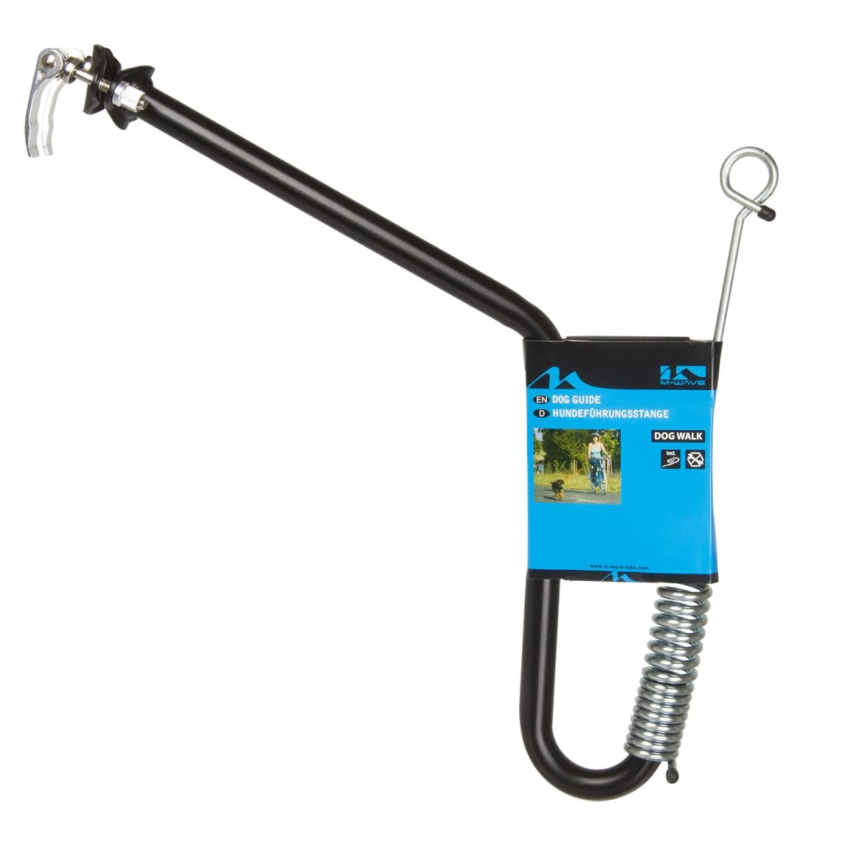 m-wave-dog-walk-hund-fahrradhalterung-stahl-92-cm-leine image 1