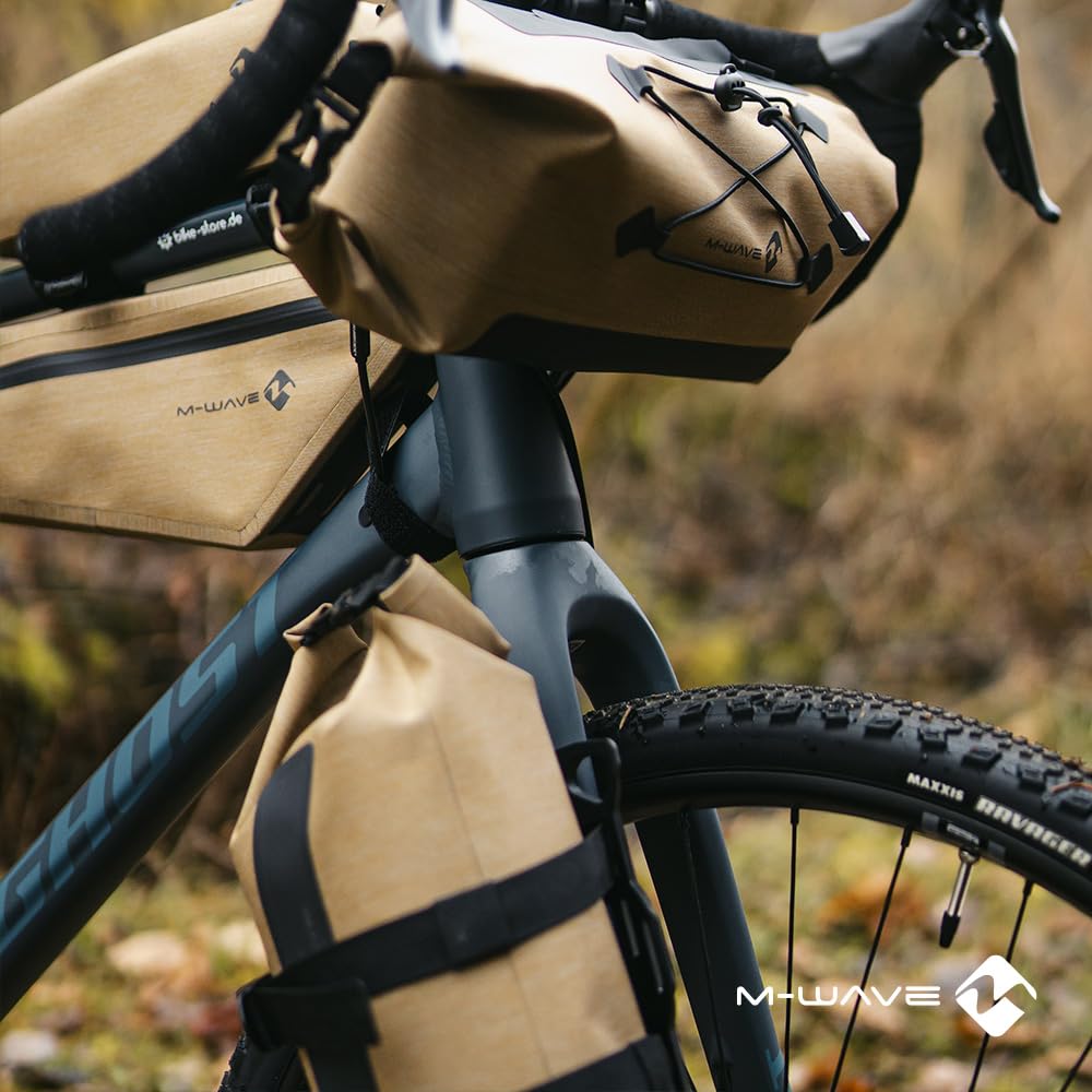 m-wave-rough-ride-ii-frk5-gabeltasche-5-l-beige-spritzwassergesch-tzt image 7